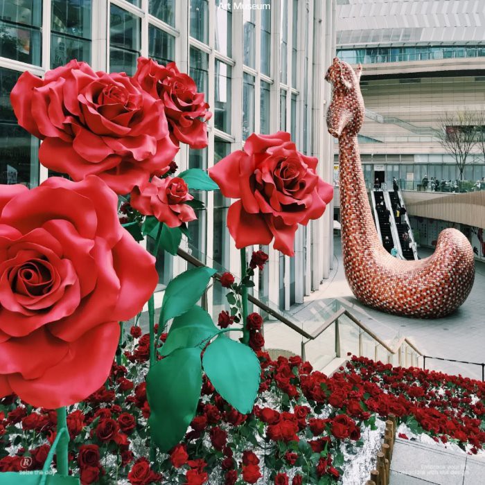 פרח נייר יום האהבה