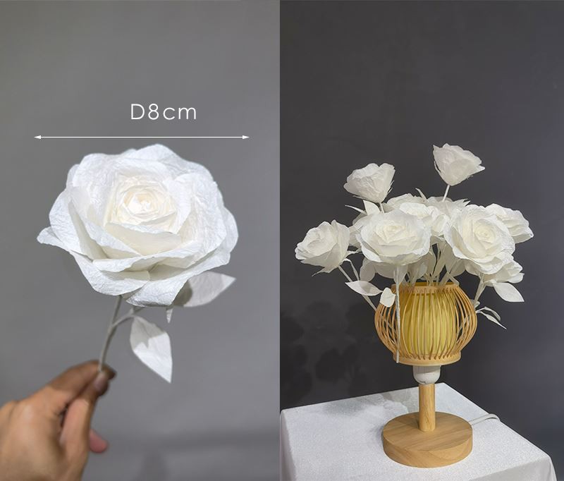 פרחי נייר מיני למלאכות