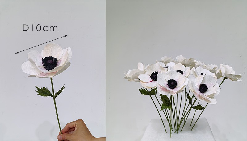 Handmade Paper Anemone 10cm Handmade Paper Anemone 10cm